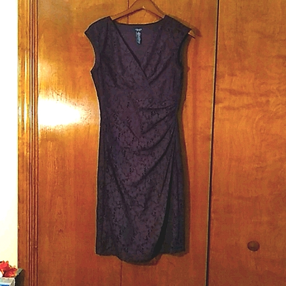 Purple Chaps Dress